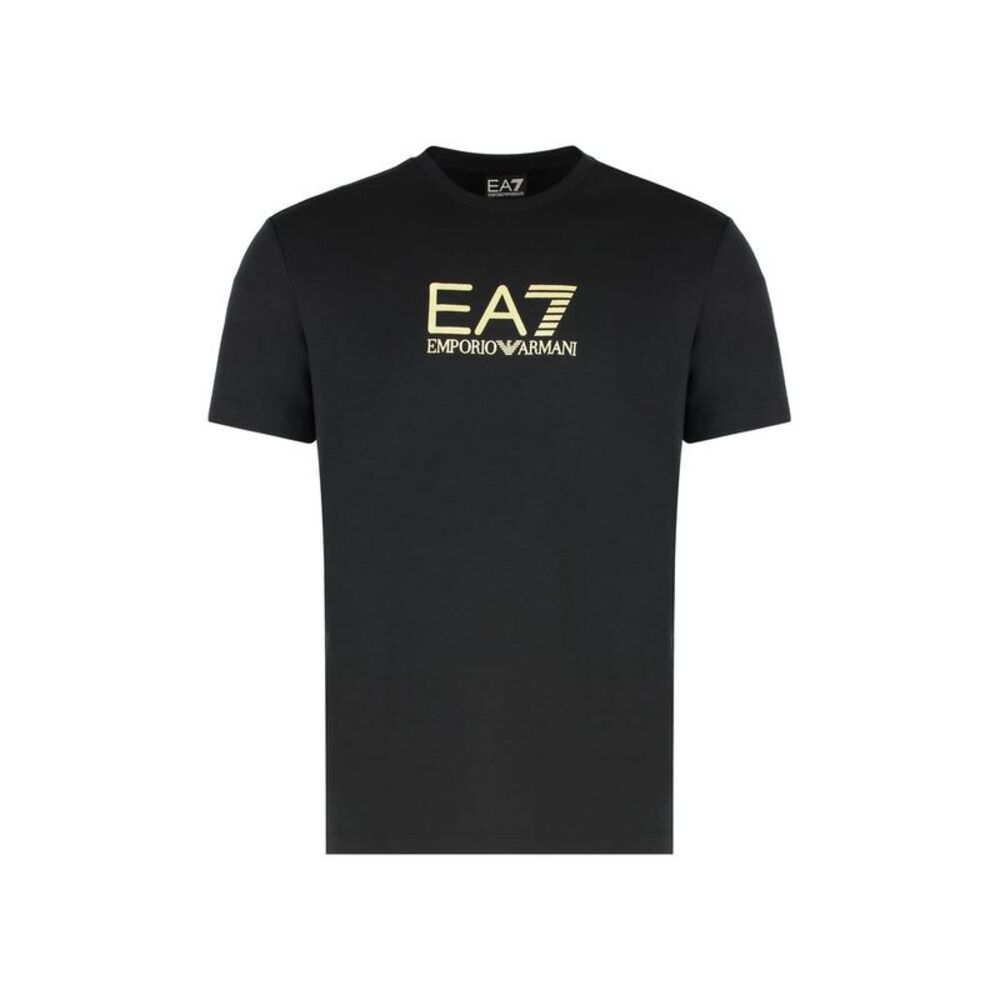 EA7 Emporio Armani Logo T-Shirt Men BLACK T-Shirts